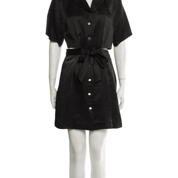 GORGEOUS! Sandro Julienne Shirt Dress SZ 42 NEW - Picture 2 of 5